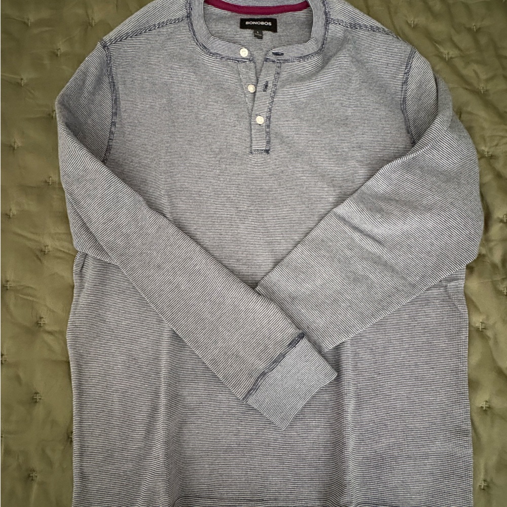 Bonobos Men's Henley Sweater Men's L
